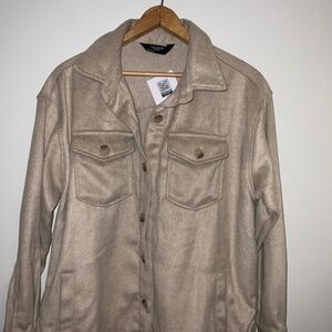 Member’s Mark Shacket – Cream – Size Small – NWT